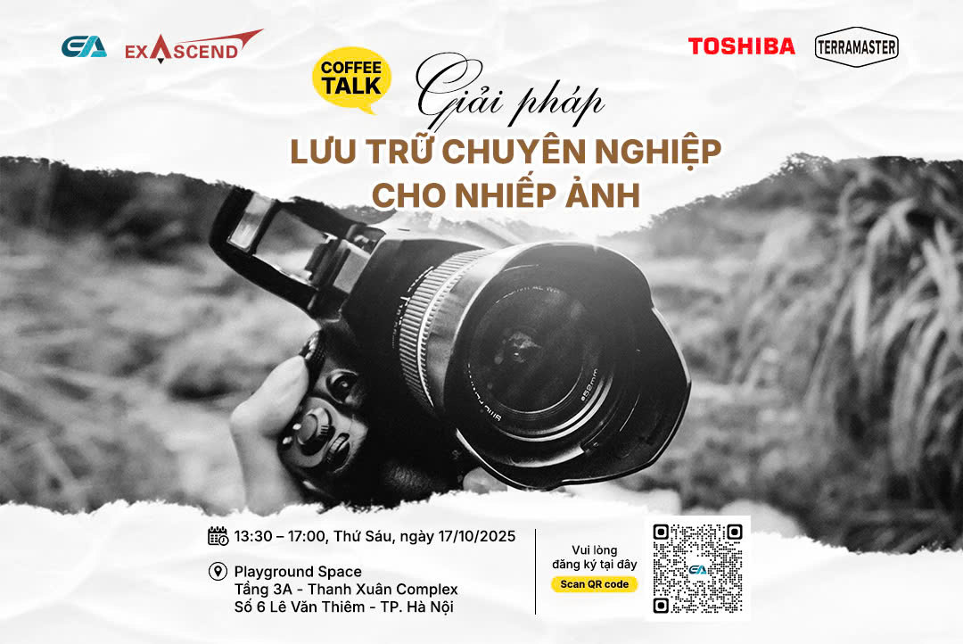 coffee talk tháng 10 giai phap luu tru cho nhiep anh