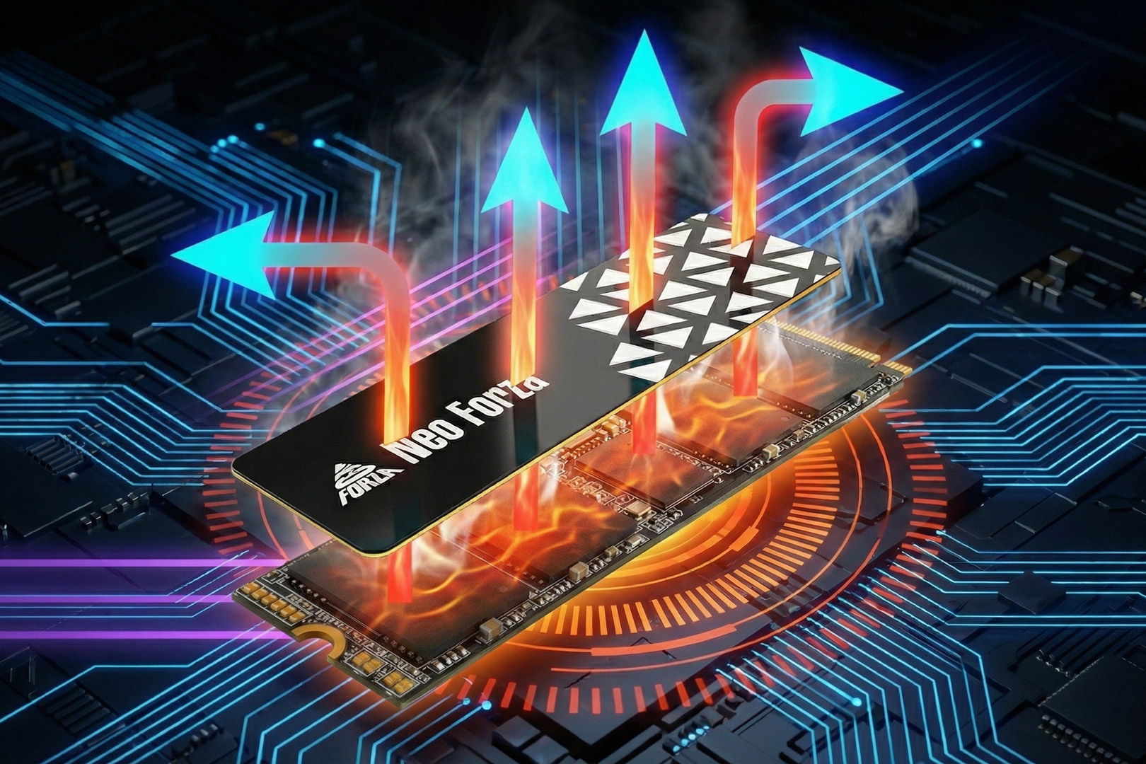 công nghệ tản nhiệt ổ cứng ssd neo forza pcie nvme