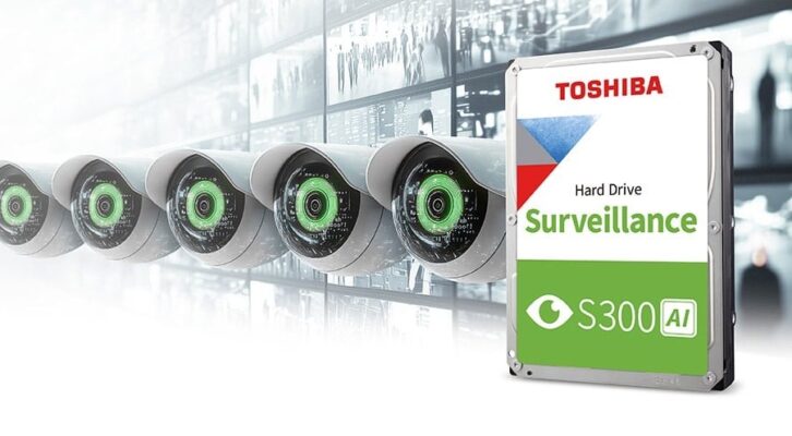 toshiba s300 ai ihdd for camera server
