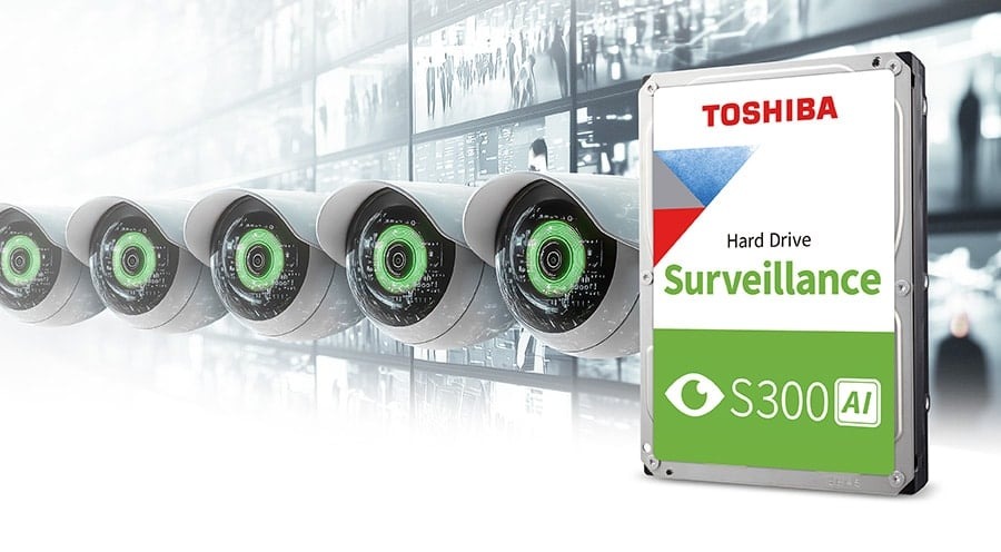 toshiba s300 ai ihdd for camera server
