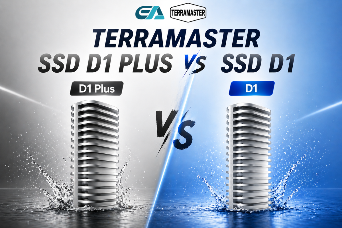 So sánh TerraMaster D1 SSD và D1 Plus: Bước tiến mới về độ bền và tính linh động