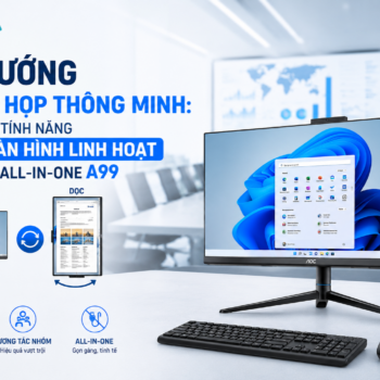 Tính Năng Xoay Màn Hình Linh Hoạt Trên AOC All-in-One A99