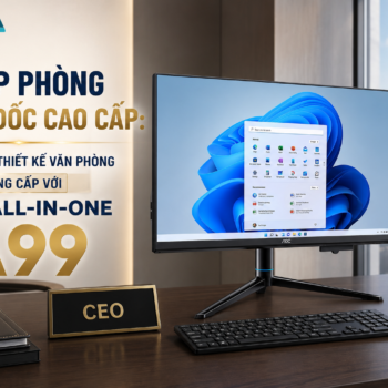 Setup Phòng Giám Đốc Cao Cấp: Xu Hướng Thiết Kế Văn Phòng Đẳng Cấp Với AOC All-in-One A99